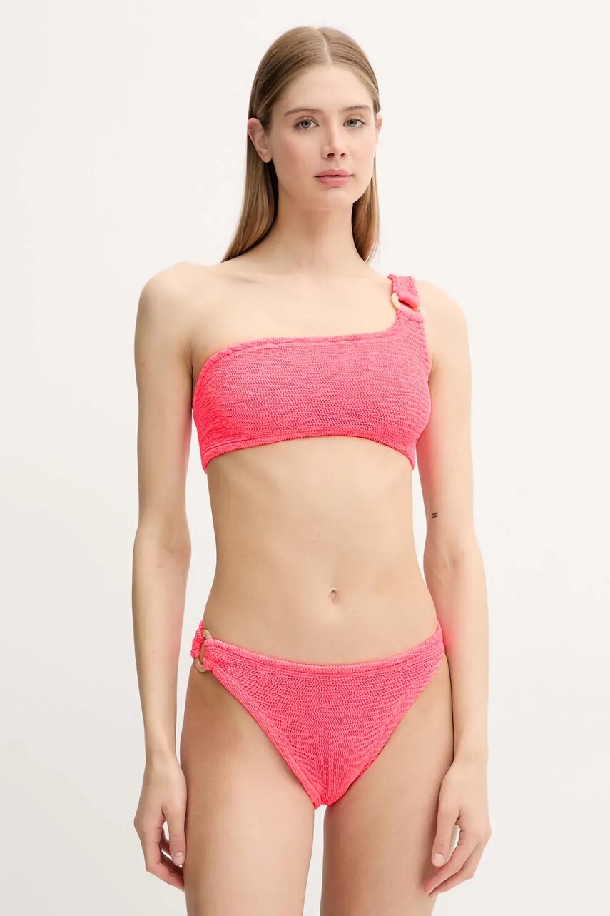 PARAMIDONNA costum de baie din doua piese Stassie culoarea portocaliu, cupa moale, SS25SSCR