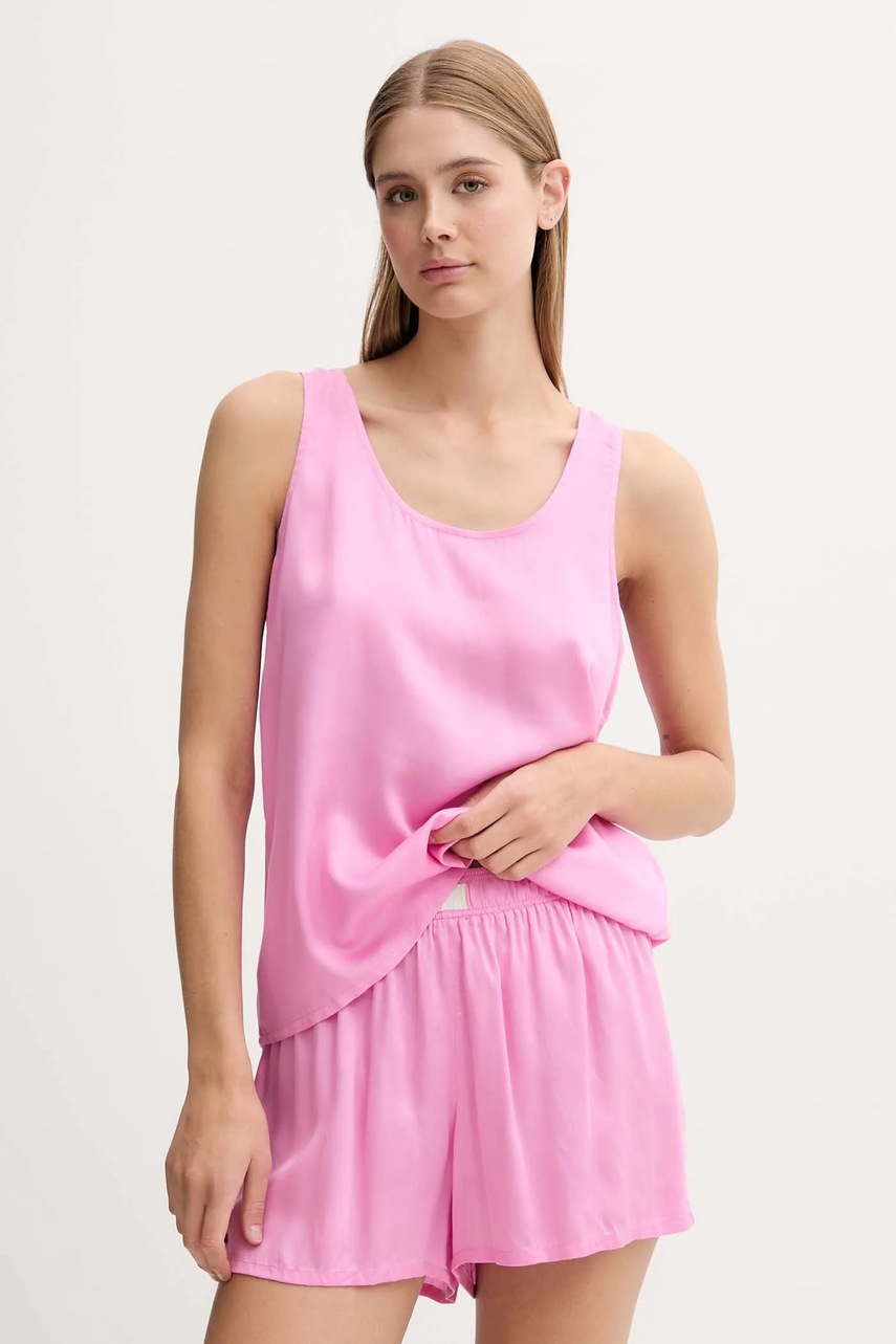 Пижама United Colors of Benetton цвет розовый 41HY3P00S