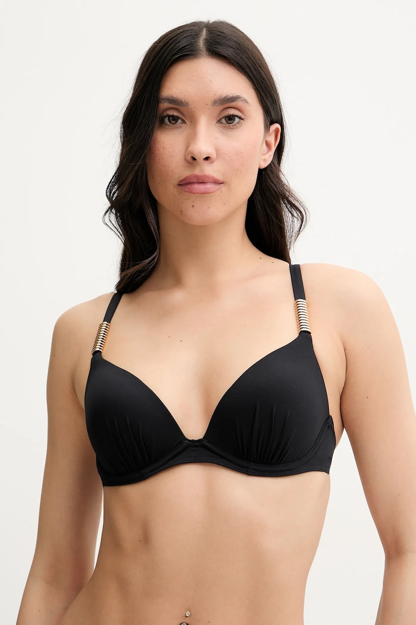 Chantelle sutien de baie ICON culoarea negru, cupa rigidizata, C16VNP Chantelle sutien de baie ICON culoarea negru, cupa rigidizata, C16VNP