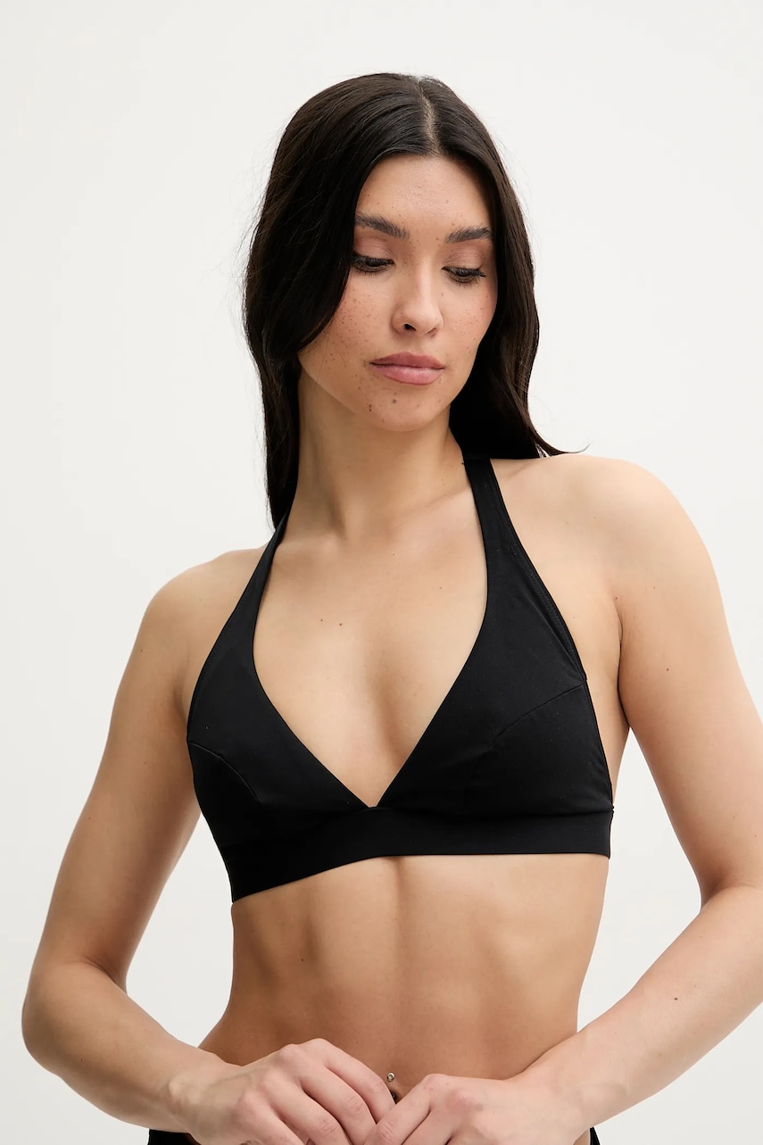 Chantelle sutien de baie ICON culoarea negru, cupa usor rigidizata, C16VQF