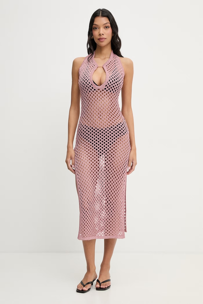Chantelle rochie de plajă pentru femei metalică