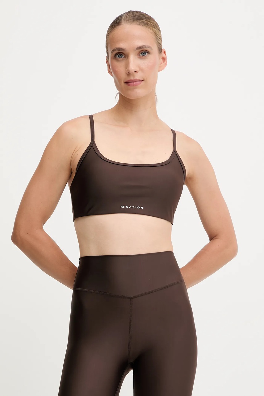 P.E Nation sutien sport Fairmont culoarea negru, uni, 252C153
