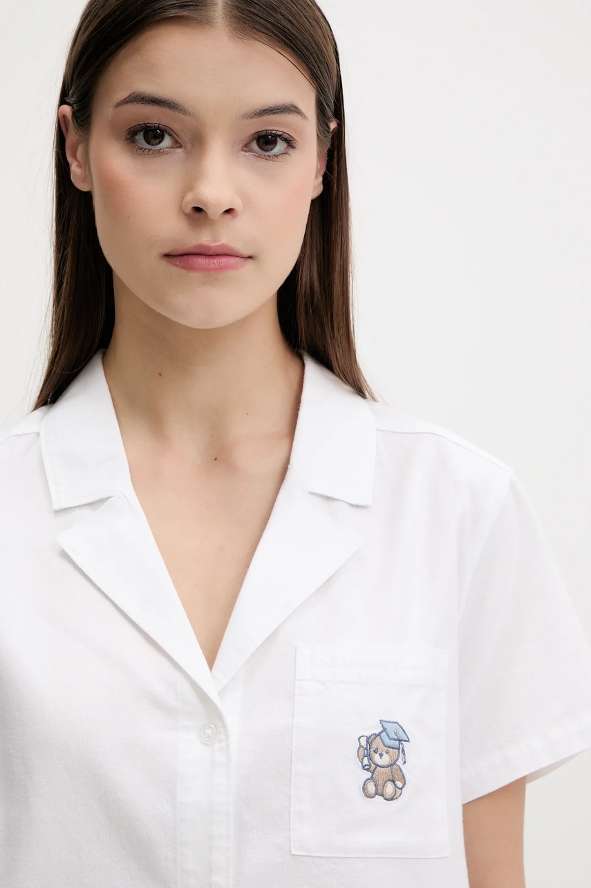 Bavlněná pyžamová košile Hollister Co. (obrázek 4)