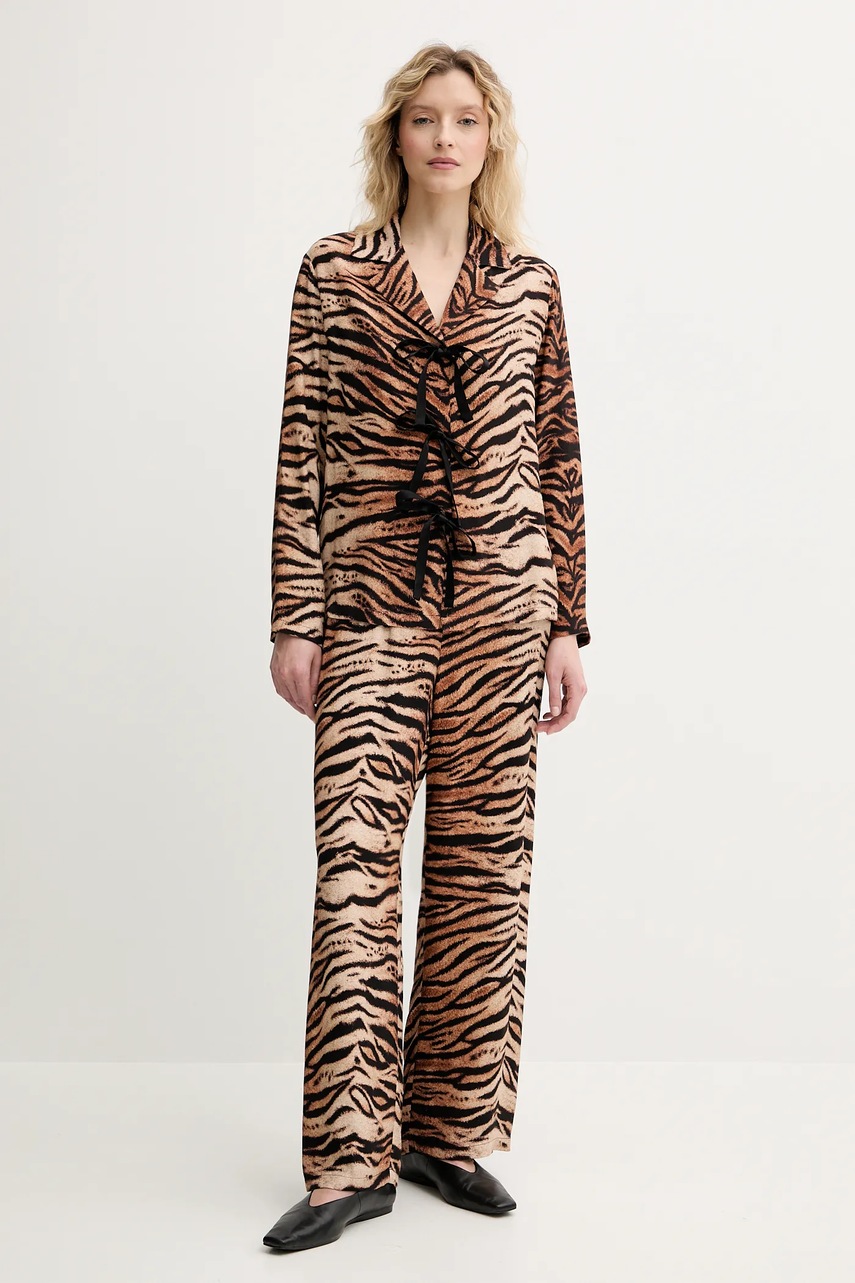 The Sleeper pijama culoarea maro, BWSP03A003B