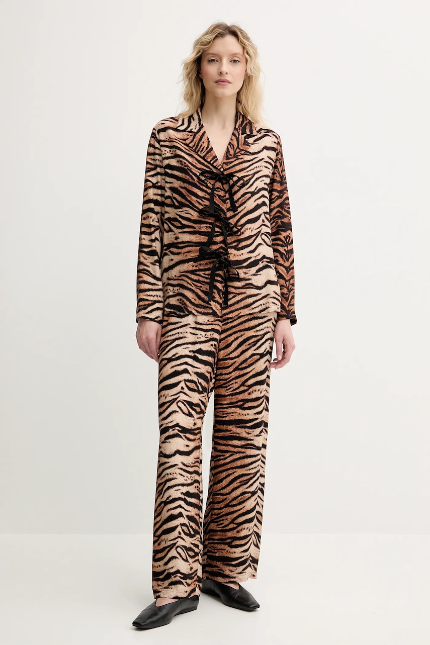 The Sleeper pijama culoarea maro, BWSP03A003B