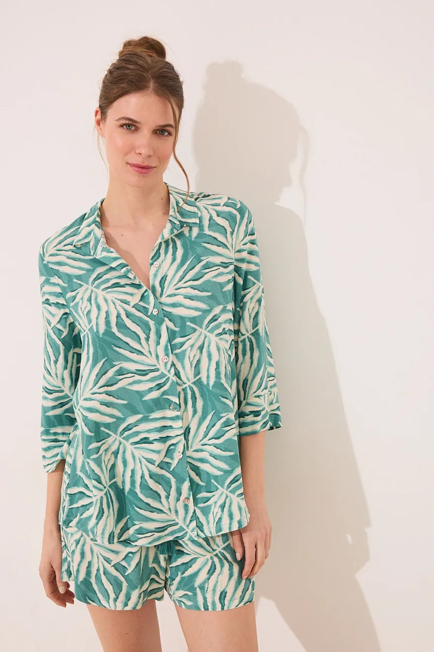 women'secret pijama culoarea verde, 4859415 women'secret pijama culoarea verde, 4859415