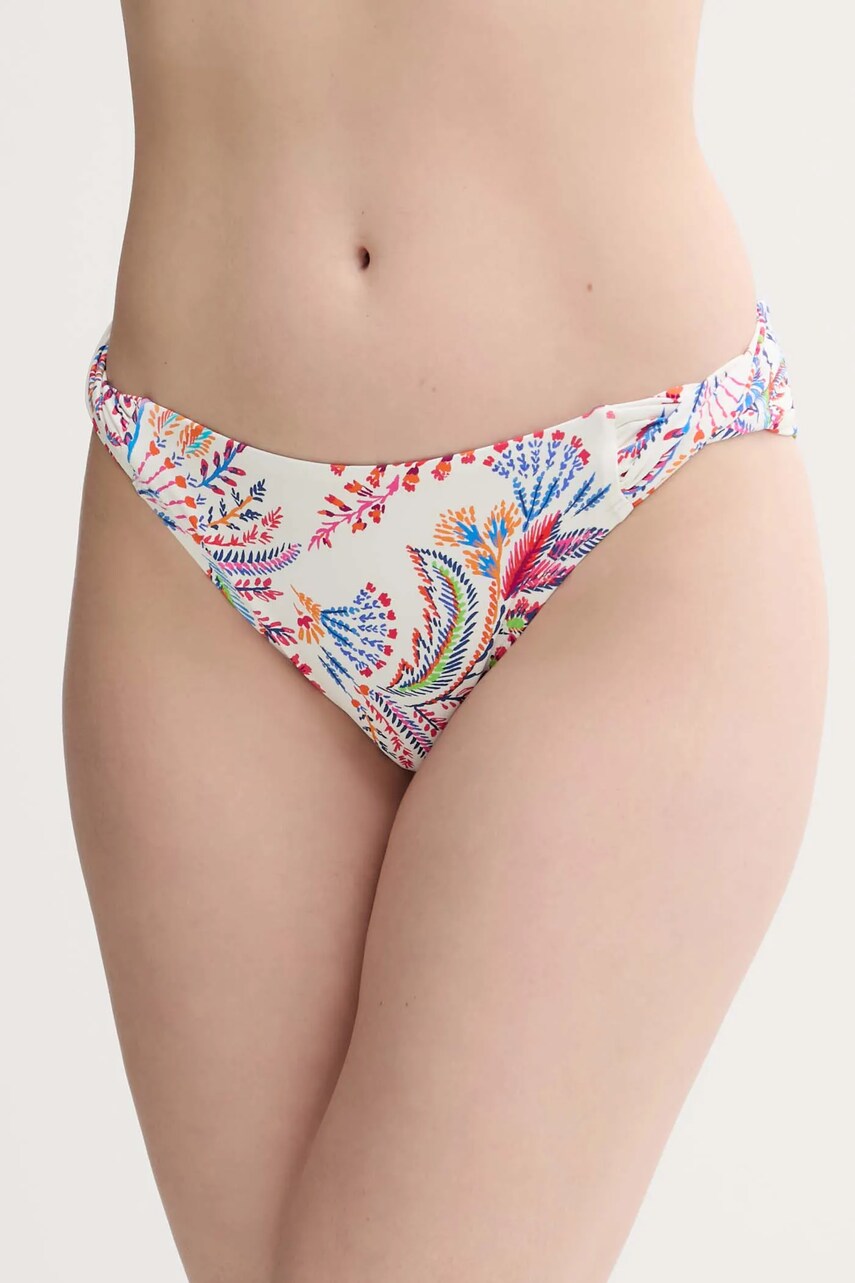 Levně Plavkové kalhotky Lauren Ralph Lauren bílá barva, 20530253