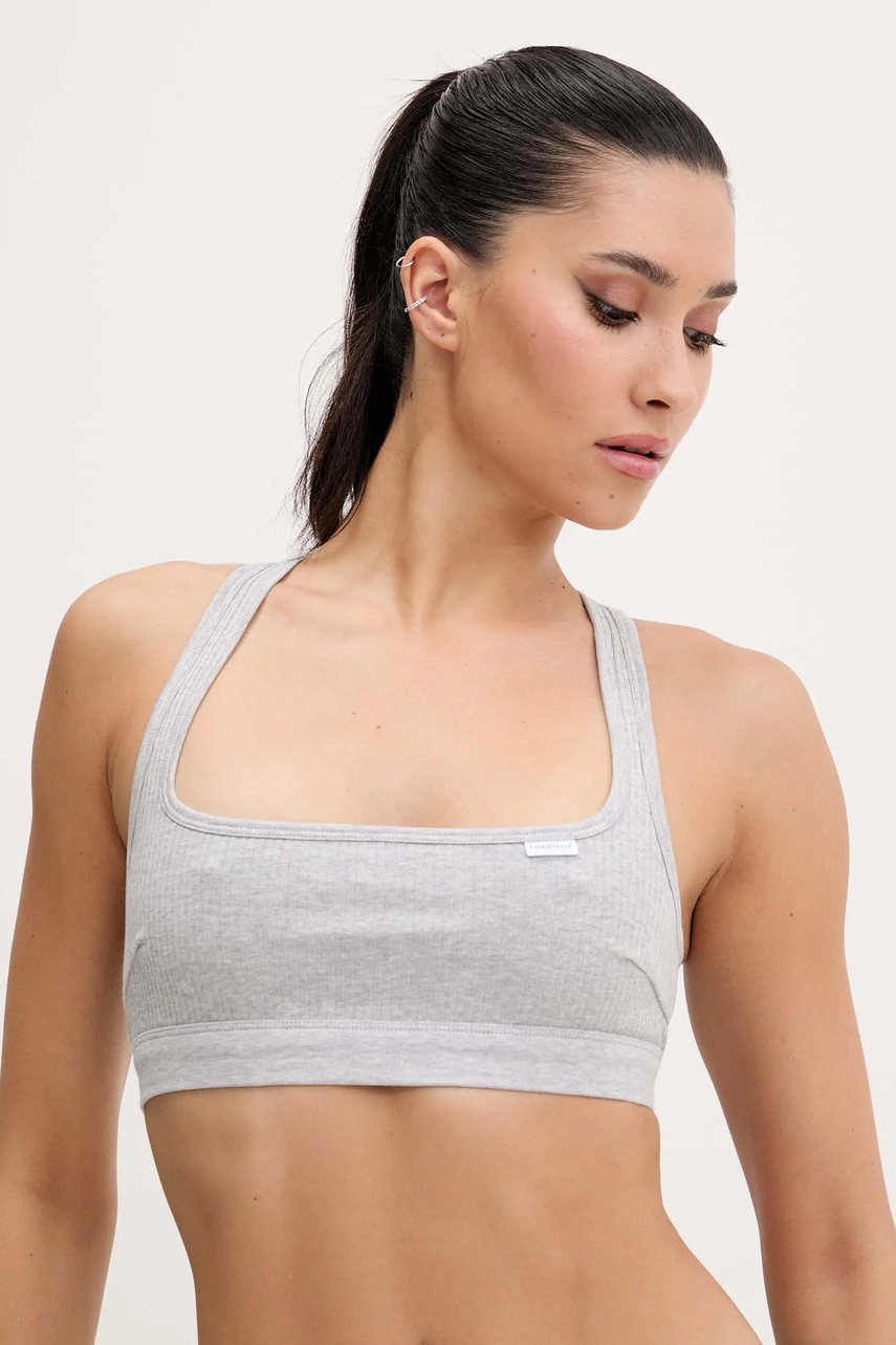Chantelle sutien culoarea gri, uni, C15P10