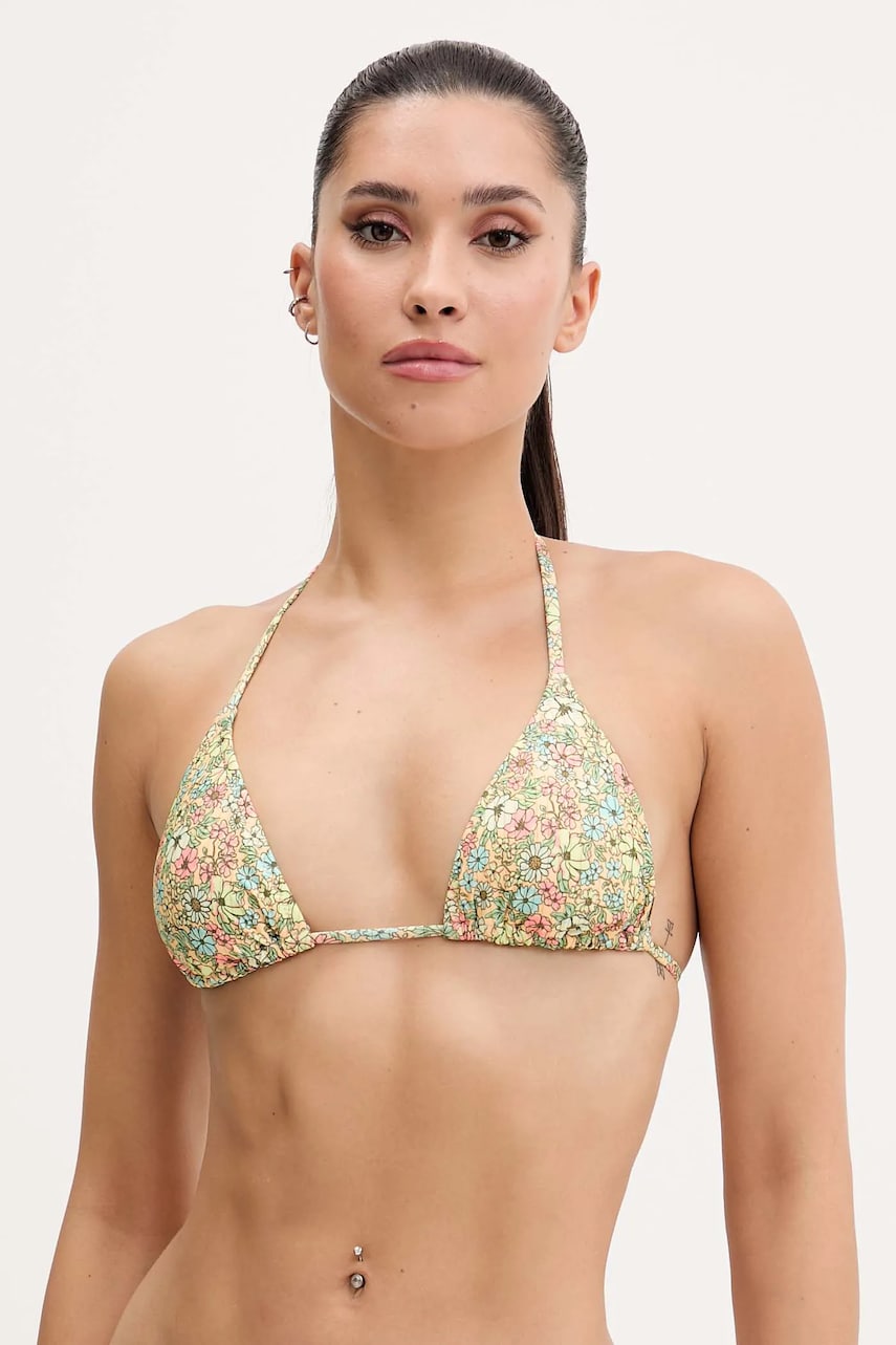 Levně Plavková podprsenka Rip Curl oranžová barva, mírně vyztužený košík, 0G2WSW