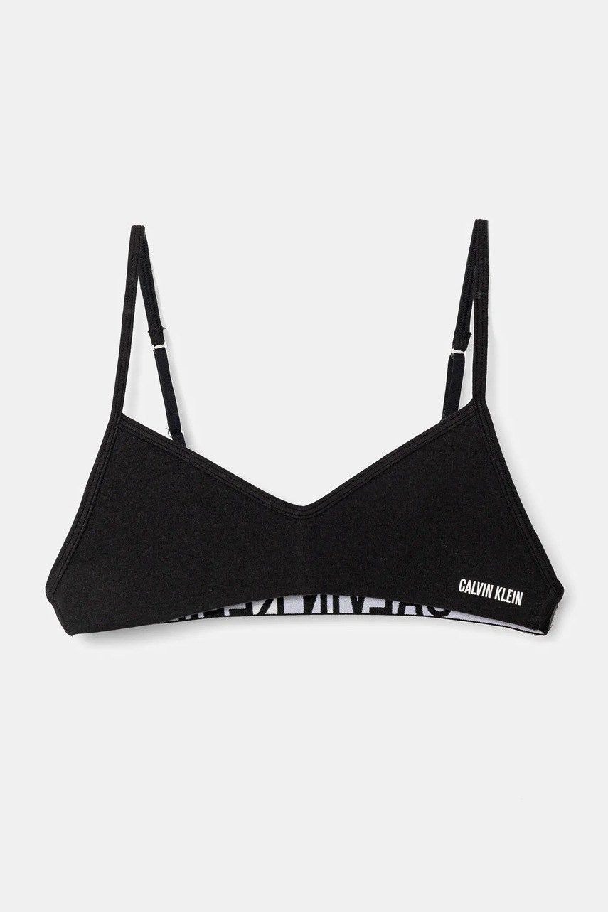 Levně Dětská podprsenka Calvin Klein Underwear černá barva, G80G800737