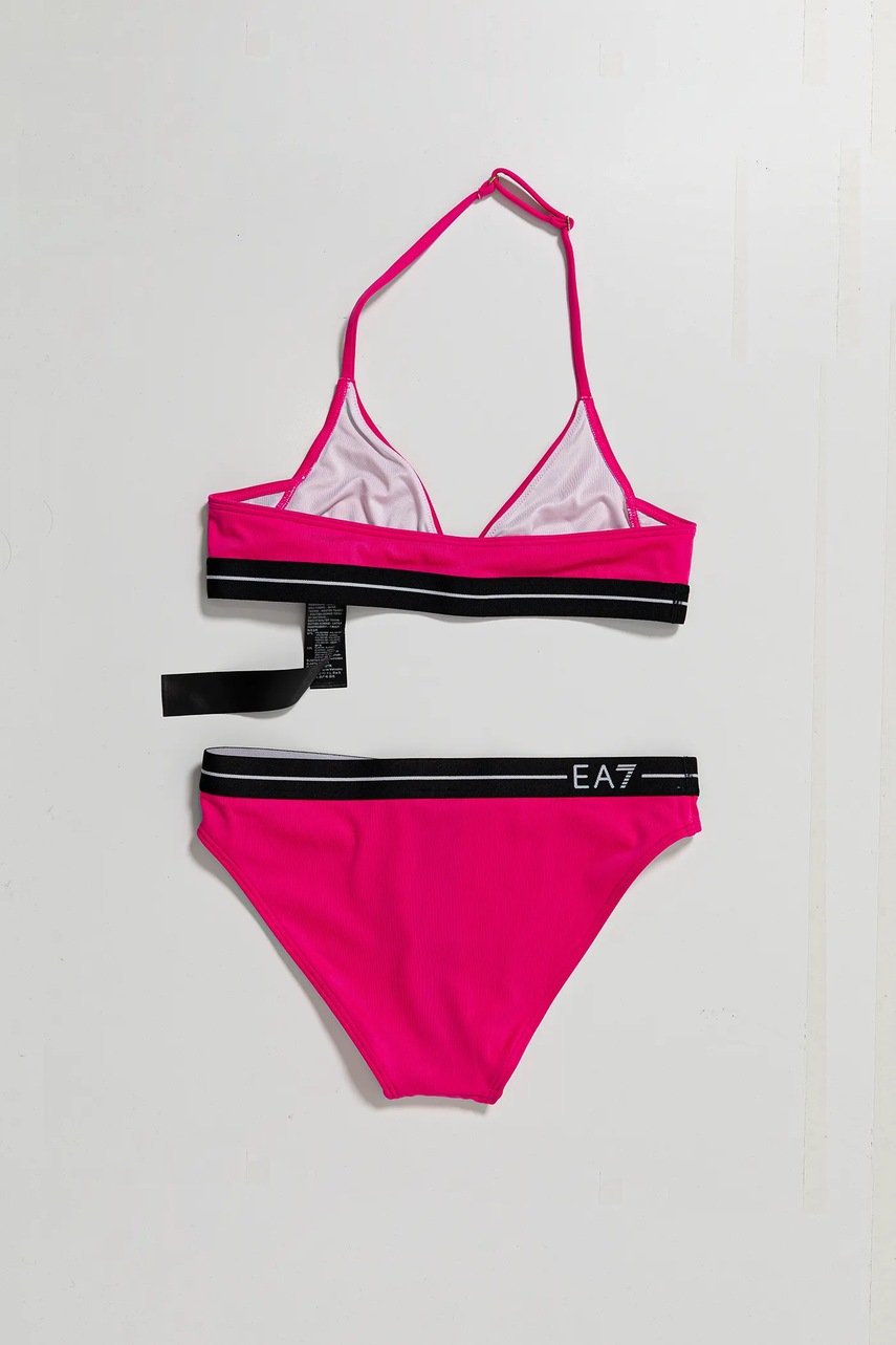 Детский раздельный купальник EA7 Emporio Armani цвет розовый 7G000091 AF12213 Детский раздельный купальник EA7 Emporio Armani цвет розовый 7G000091 AF12213