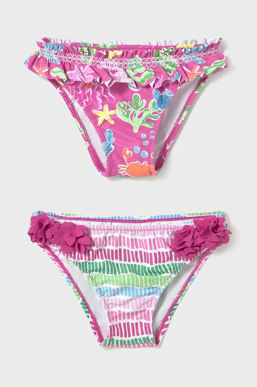 Mayoral slip de baie copii 2-pack culoarea roz, 1642