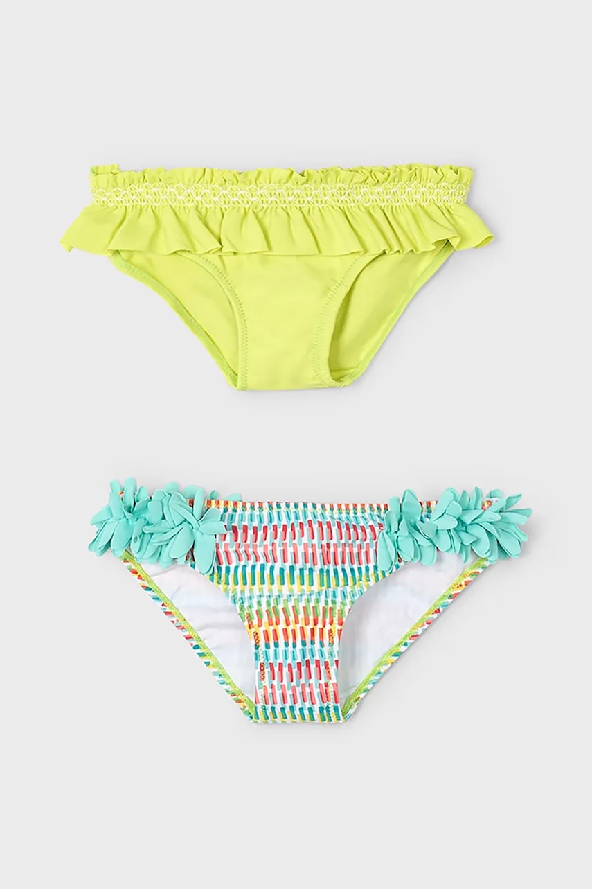 Mayoral slip de baie copii 2-pack culoarea verde, 3689
