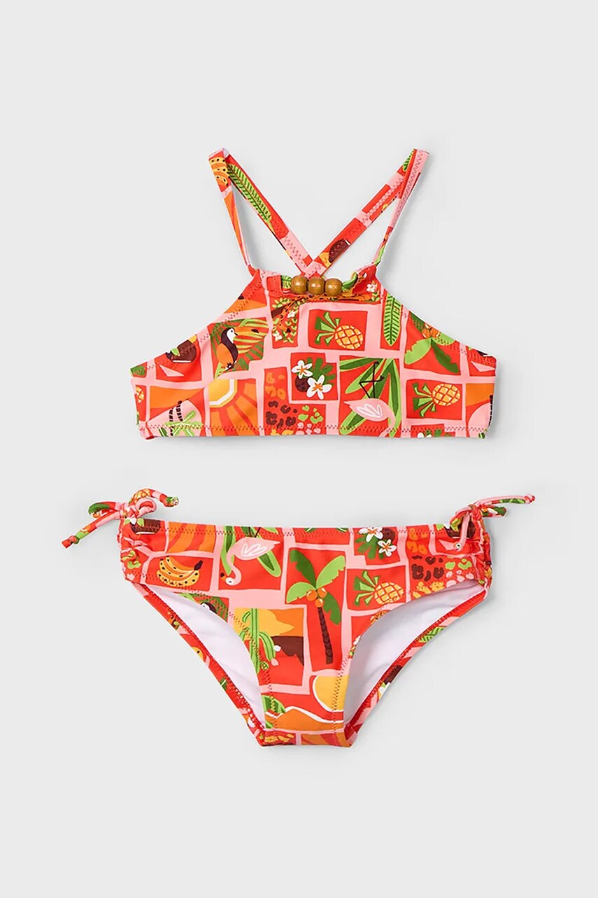 Mayoral costum de baie pentru copii din doua piese culoarea portocaliu, 3715