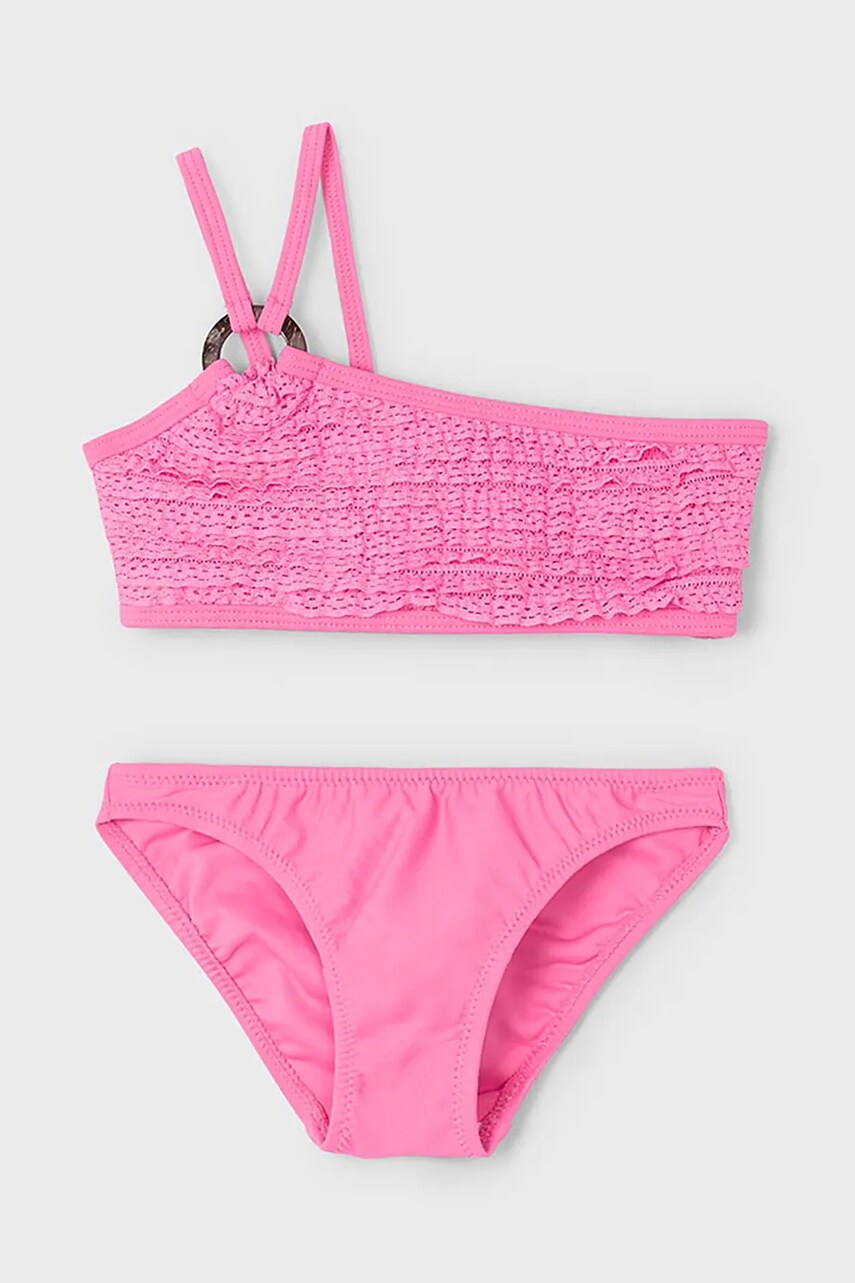 Mayoral costum de baie pentru copii din doua piese culoarea roz, 3716