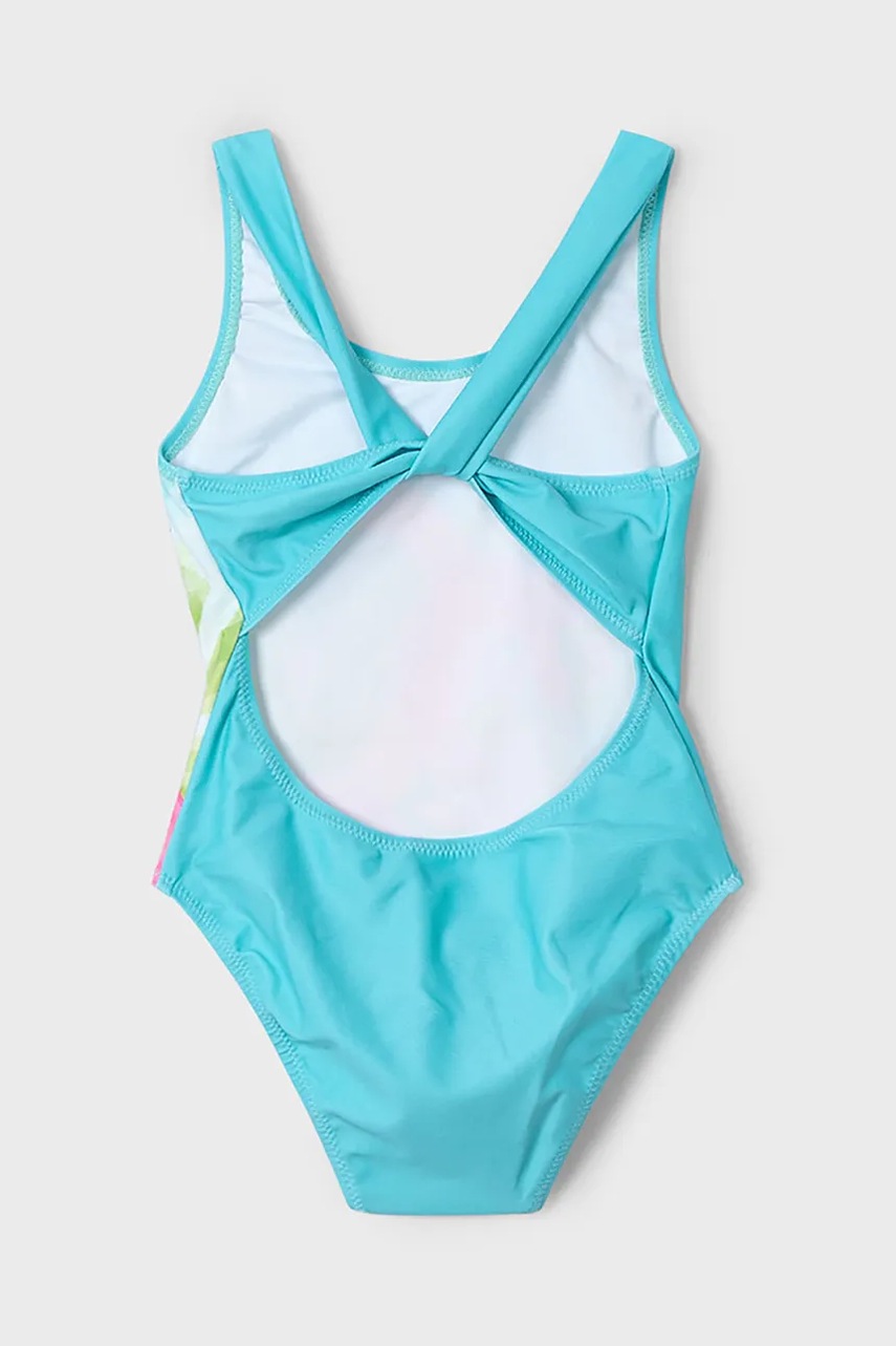 Детский слитный купальник Mayoral цвет бирюзовый 3717