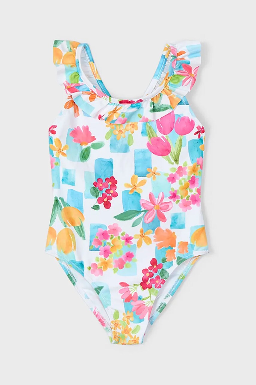 Mayoral costum de baie dintr-o bucata pentru copii culoarea turcoaz, 3719