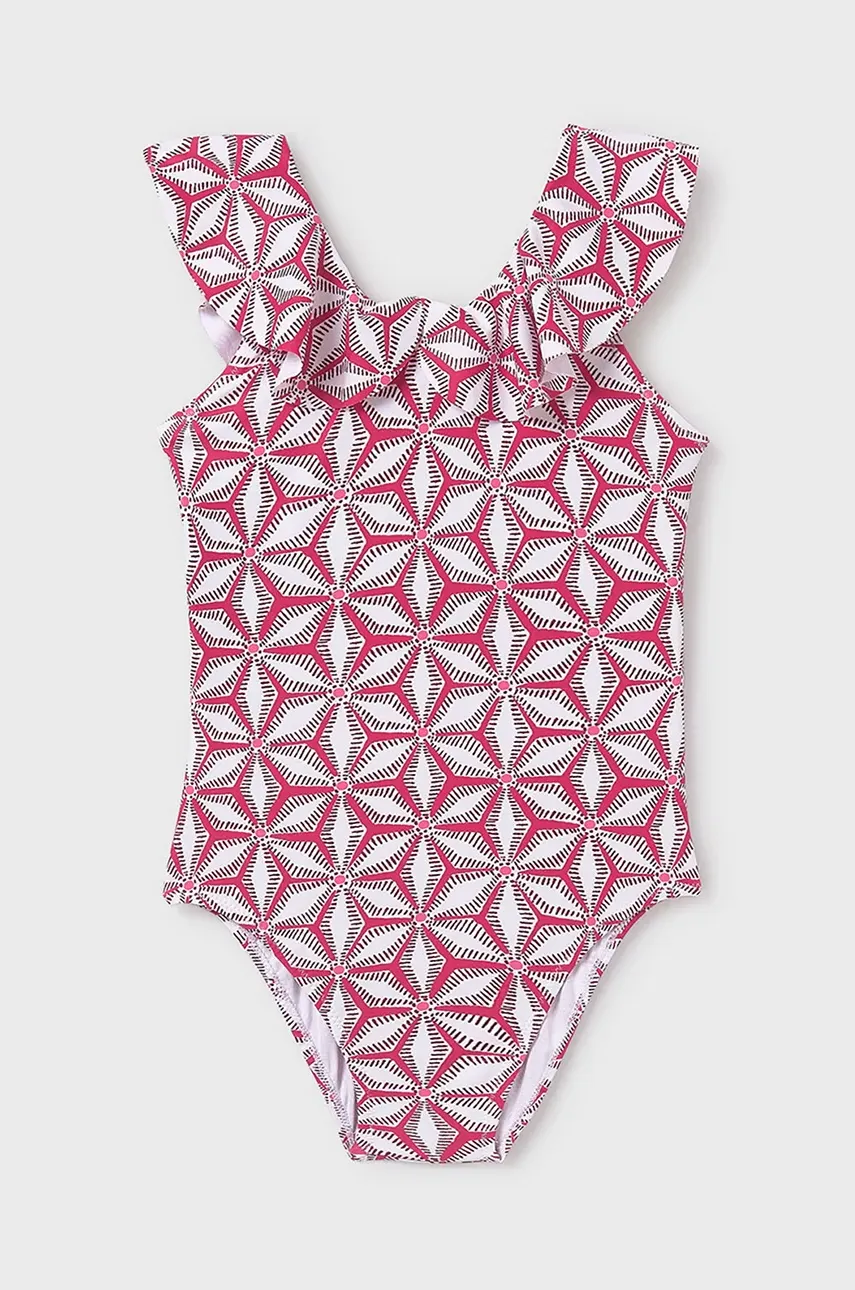 Mayoral costum de baie dintr-o bucată pentru copii culoarea roz, 6770