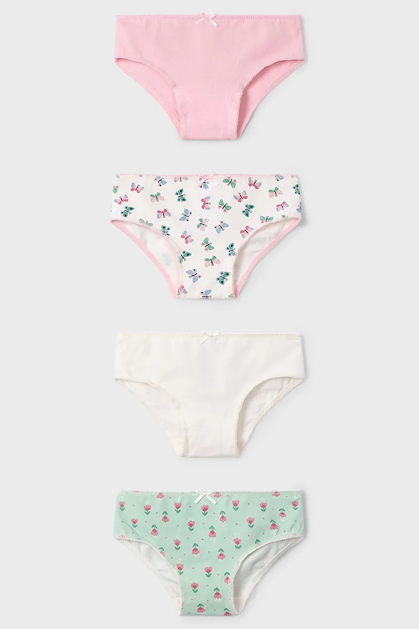 Dětské kalhotky Mayoral 4-pack béžová barva, 10901