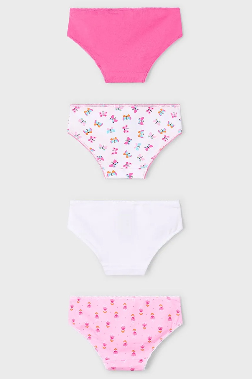 Детские трусы Mayoral 4 шт цвет розовый 10901