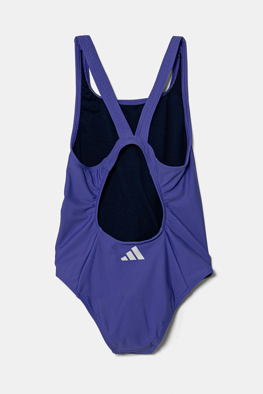 Детский слитный купальник adidas Performance цвет фиолетовый JG8480
