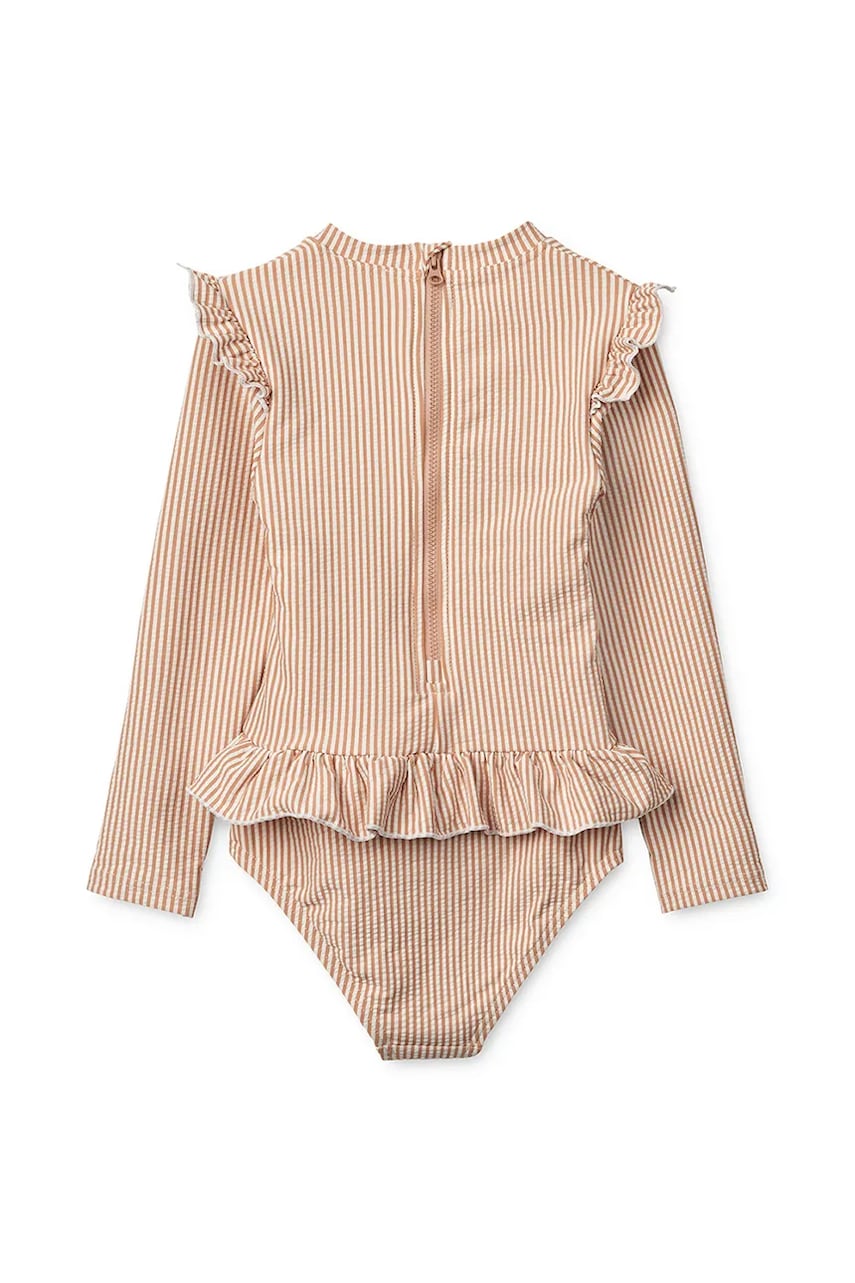 Детский цельный купальник Liewood Sille Baby Seersucker Swimsuit цвет оранжевый LW20191 Детский цельный купальник Liewood Sille Baby Seersucker Swimsuit цвет оранжевый LW20191