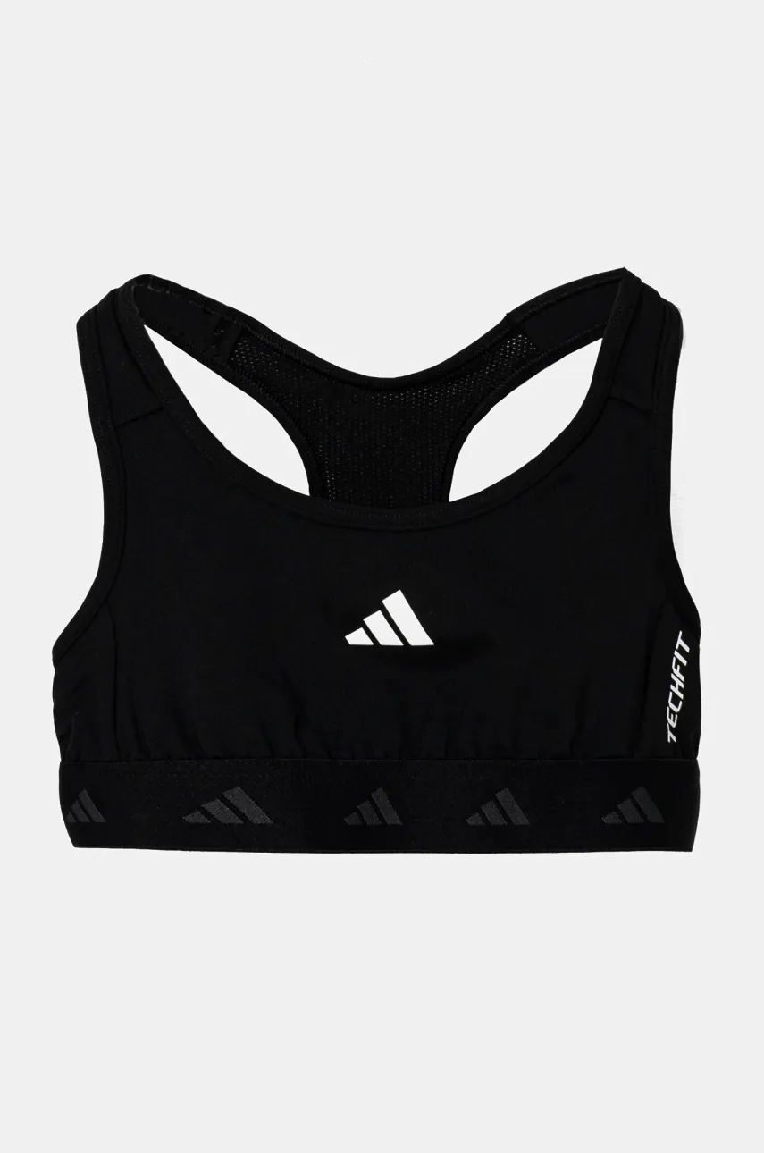 adidas sutien fete culoarea negru, IY0105