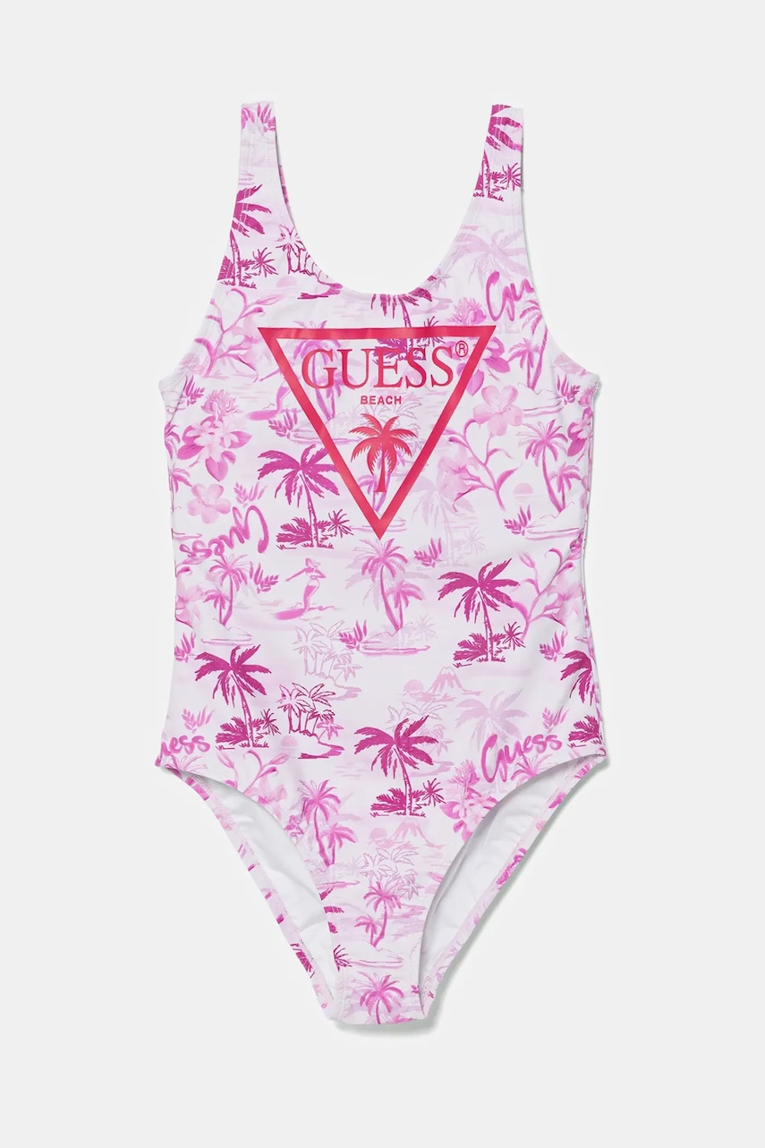 

Детски цял бански Guess в розово J5GZ47 MC052, Розов