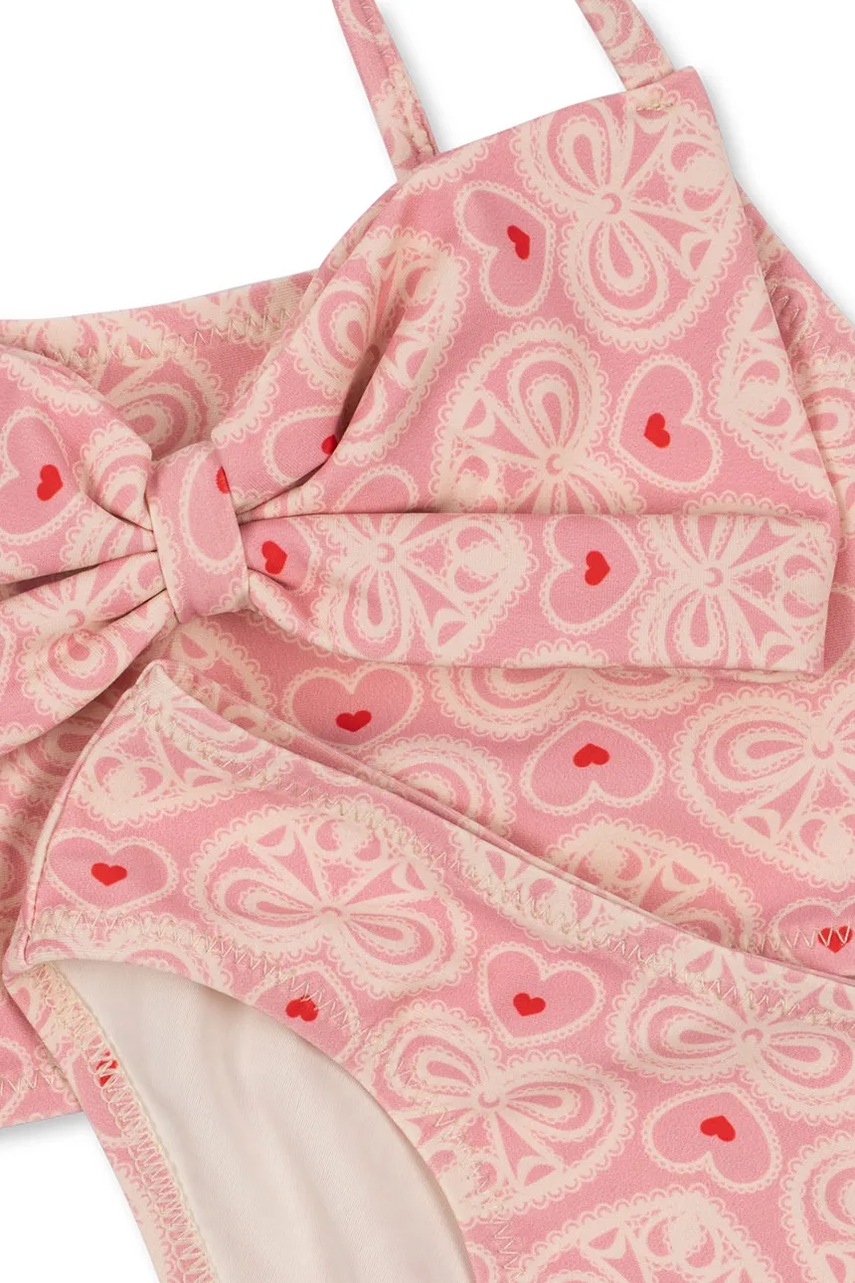 Детский раздельный купальник Konges Sløjd EDITH BIKINI GRS цвет розовый KS102687