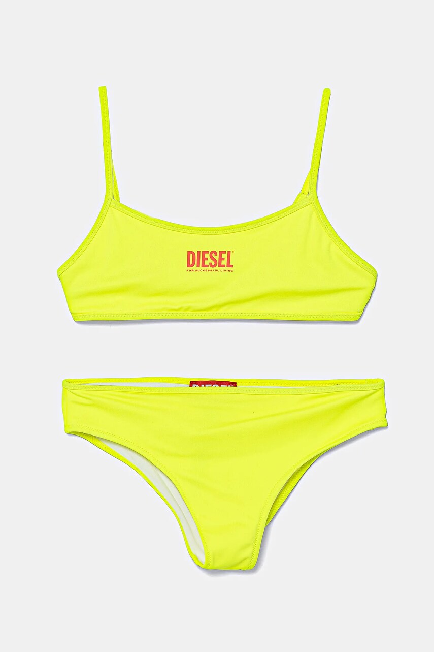 Diesel costum de baie pentru copii din două piese MNALAX SWIMSUIT culoarea galben, J02297