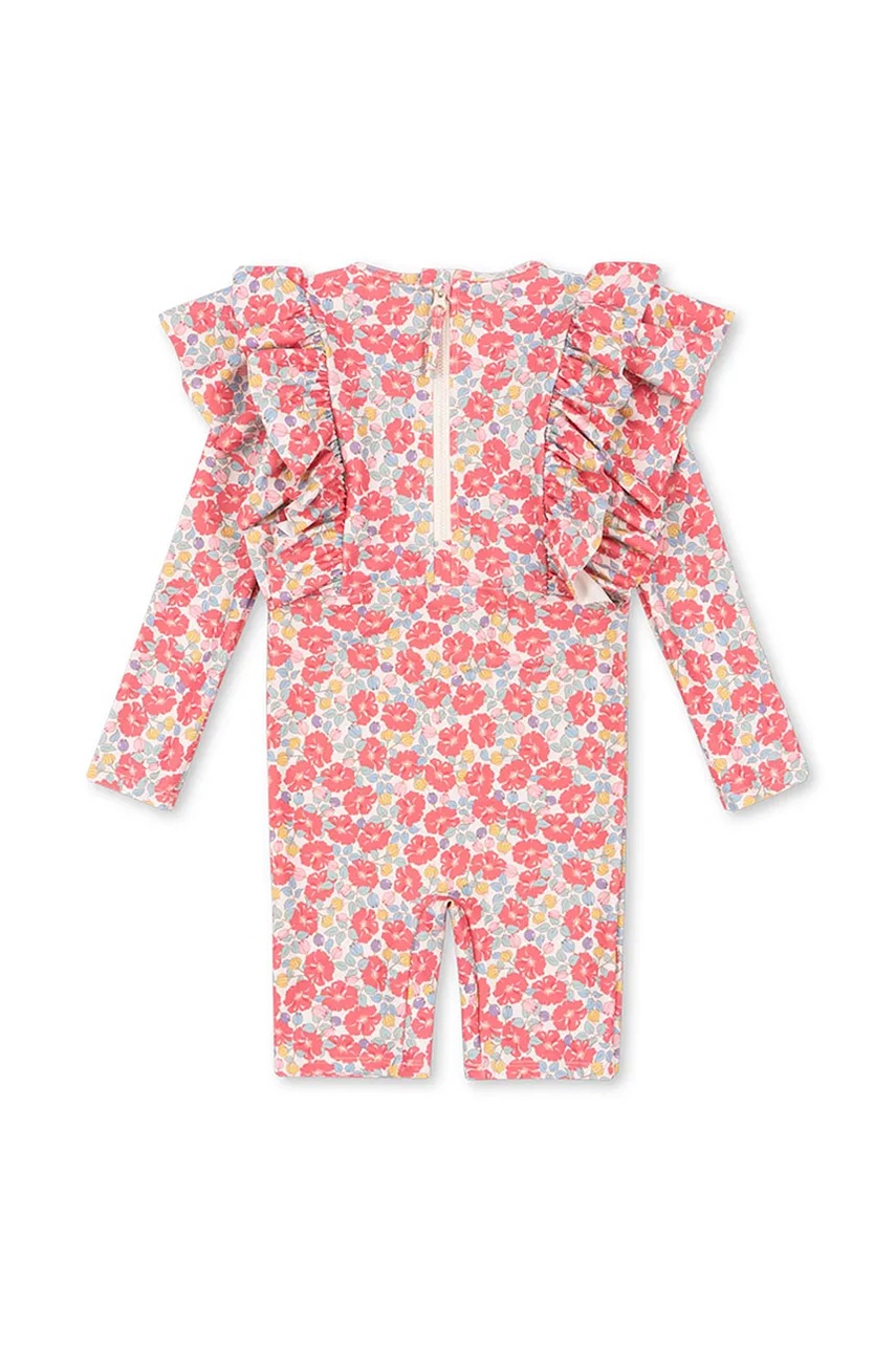 Детский слитный купальник Konges Sløjd MANUCA FRILL ONESIE GRS цвет розовый KS103262 Детский слитный купальник Konges Sløjd MANUCA FRILL ONESIE GRS цвет розовый KS103262