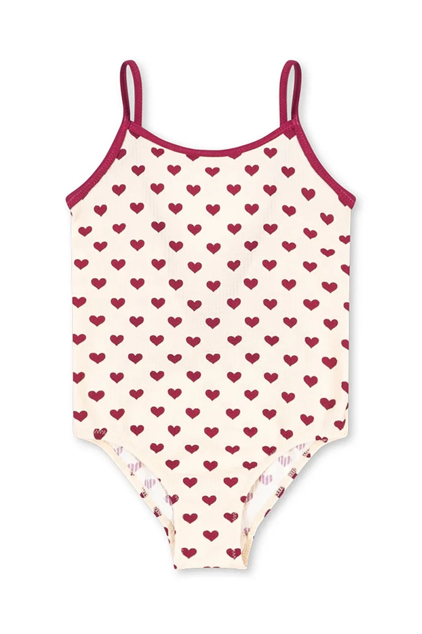 Детский слитный купальник Konges Sløjd BOWIE SWIMSUIT цвет бежевый KS103342