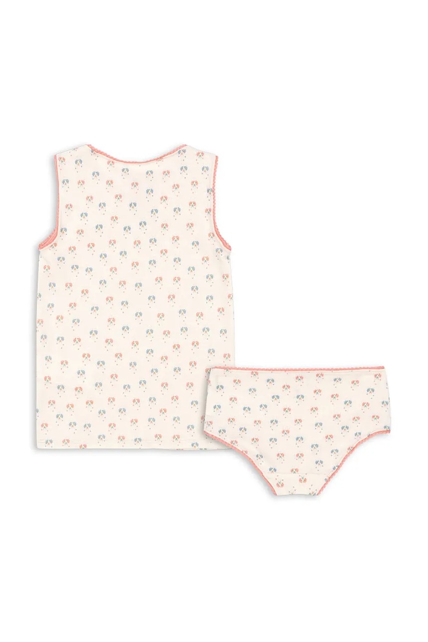 Комплект Konges Sløjd KIKO UNDERWEAR SET GOTS колір бежевий KS103046