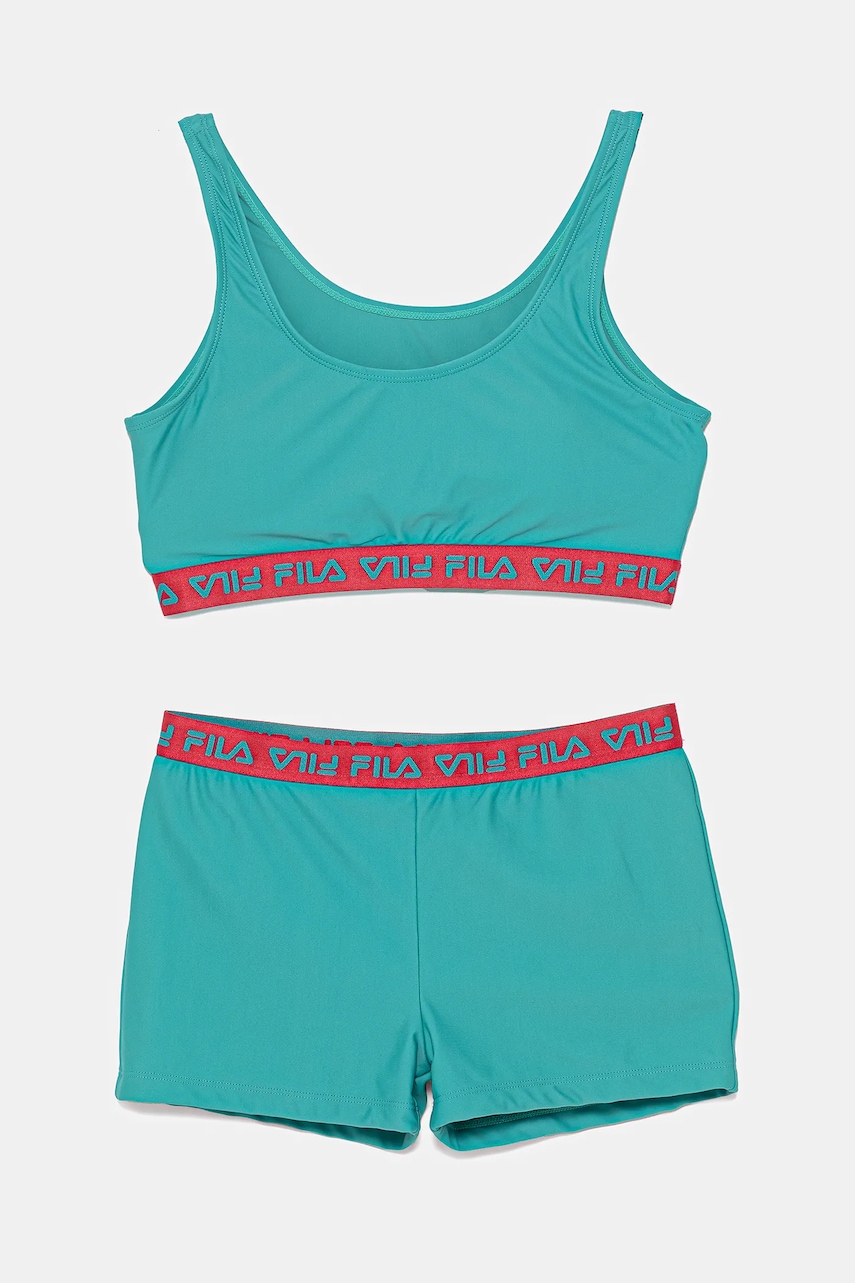 Детский раздельный купальник Fila STETTFELD цвет бирюзовый FAT0687 в Черкассах Детский раздельный купальник Fila STETTFELD цвет бирюзовый FAT0687 в Черкассах