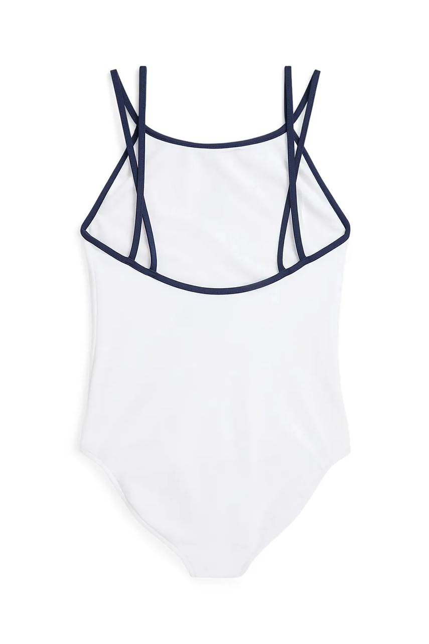 Детский слитный купальник Polo Ralph Lauren цвет белый 313964876001