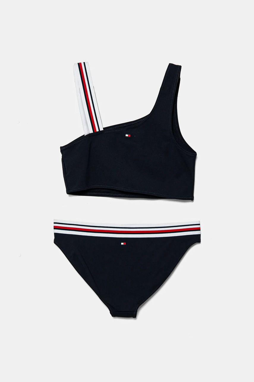 Роздільний дитячий купальник Tommy Hilfiger колір синій UG0UG00805