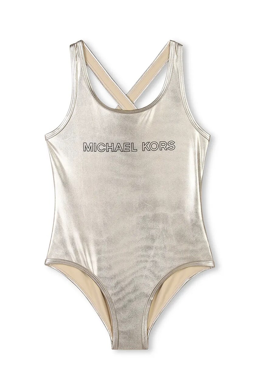 Michael Kors costum de baie dintr-o bucata pentru copii culoarea auriu, R30427