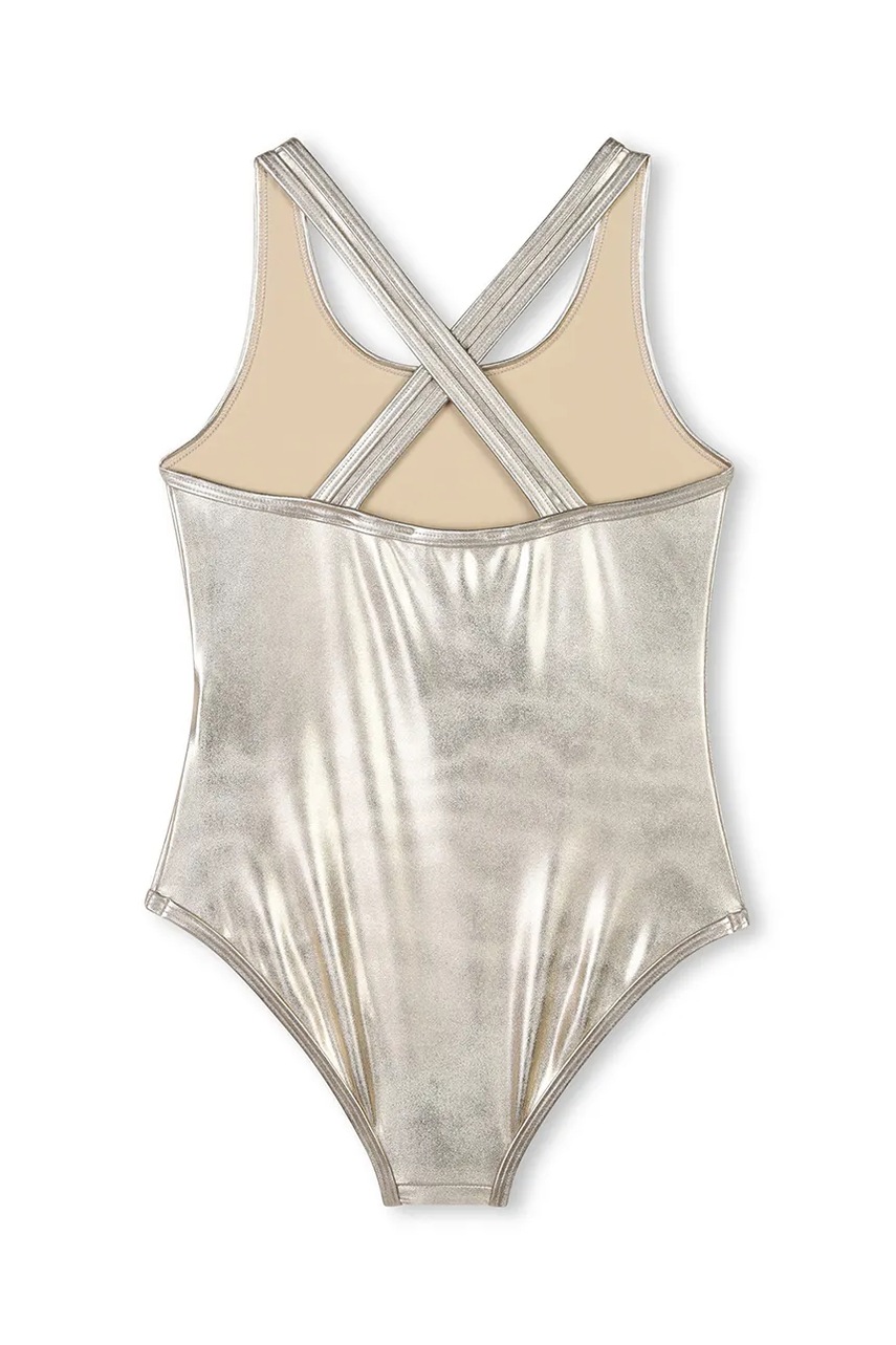 Суцільний дитячий купальник Michael Kors колір золотий R30427