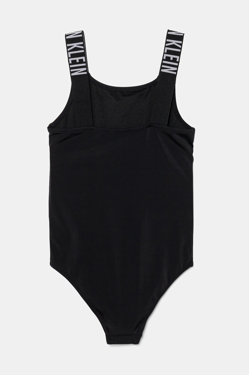 Детский слитный купальник Calvin Klein Jeans цвет чёрный KY0KY00098 Детский слитный купальник Calvin Klein Jeans цвет чёрный KY0KY00098