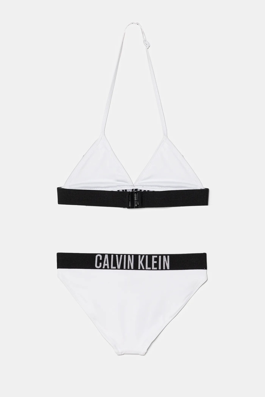 Детский раздельный купальник Calvin Klein Jeans цвет белый KY0KY00090
