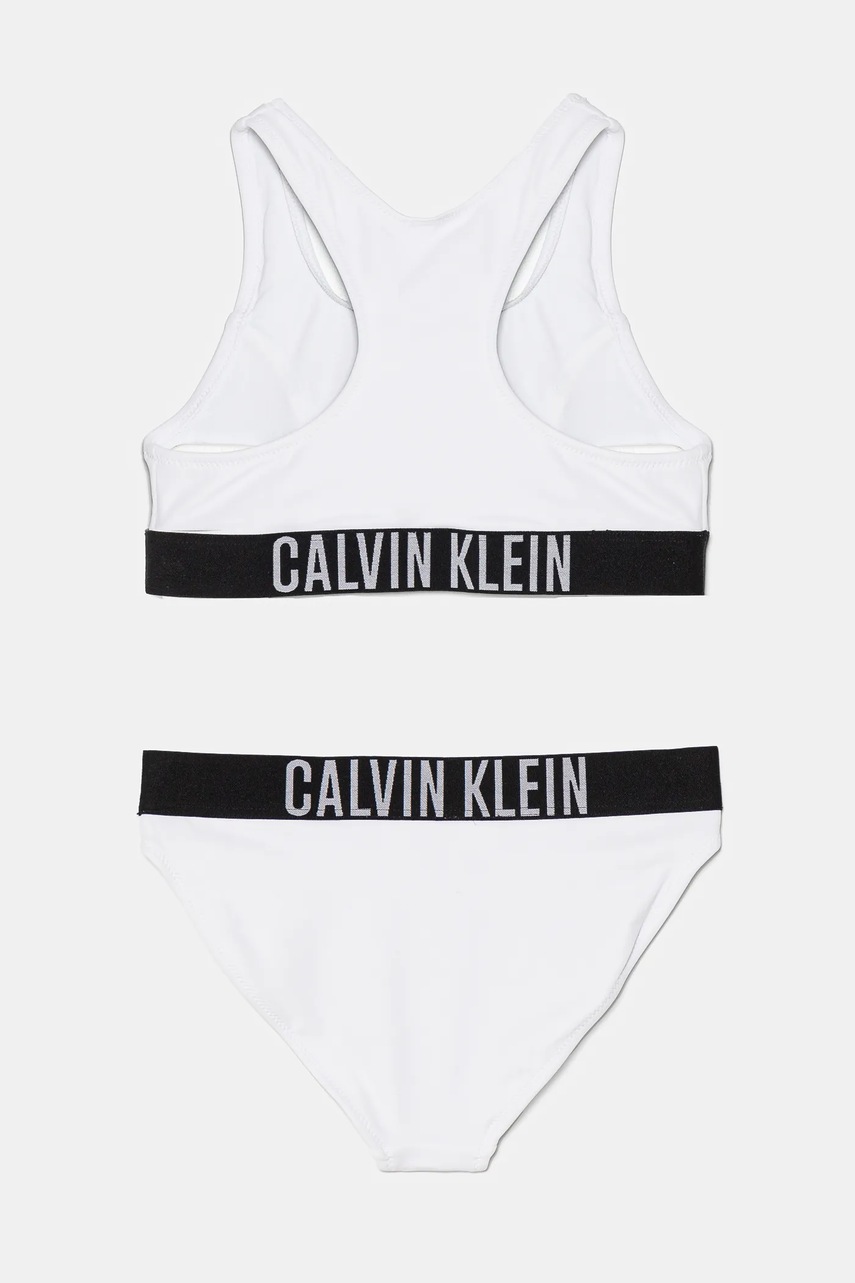 Детский раздельный купальник Calvin Klein Jeans цвет белый KY0KY00091