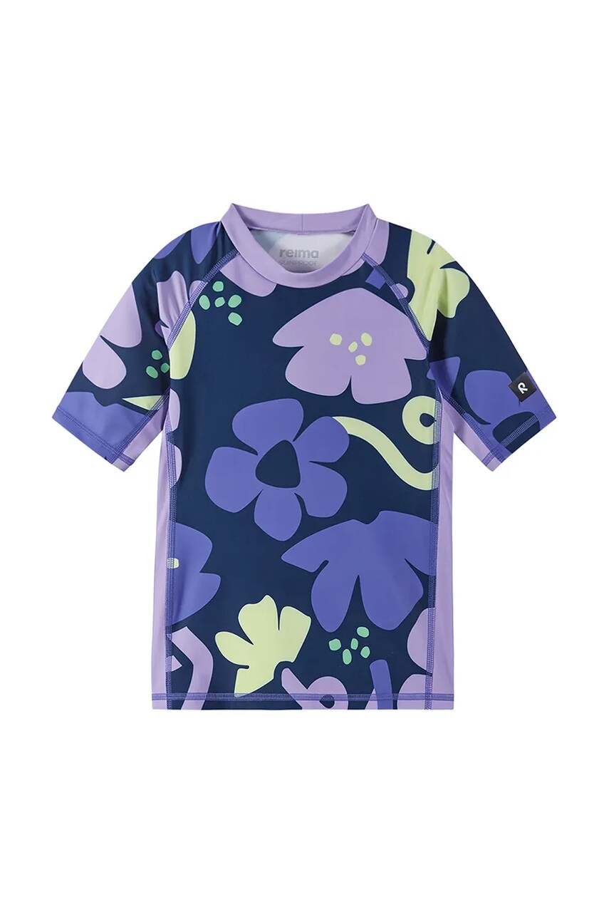 Reima tricou de inot pentru copii Joonia culoarea violet, 5200138D