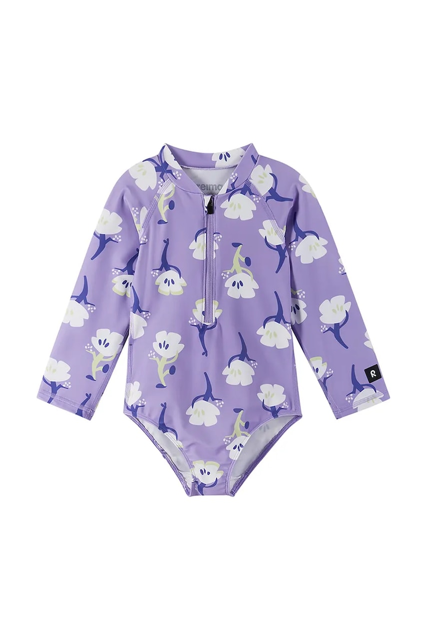 Reima costum de baie dintr-o bucată pentru bebeluși Pihlis culoarea violet, 5200417A Reima costum de baie dintr-o bucată pentru bebeluși Pihlis culoarea violet, 5200417A