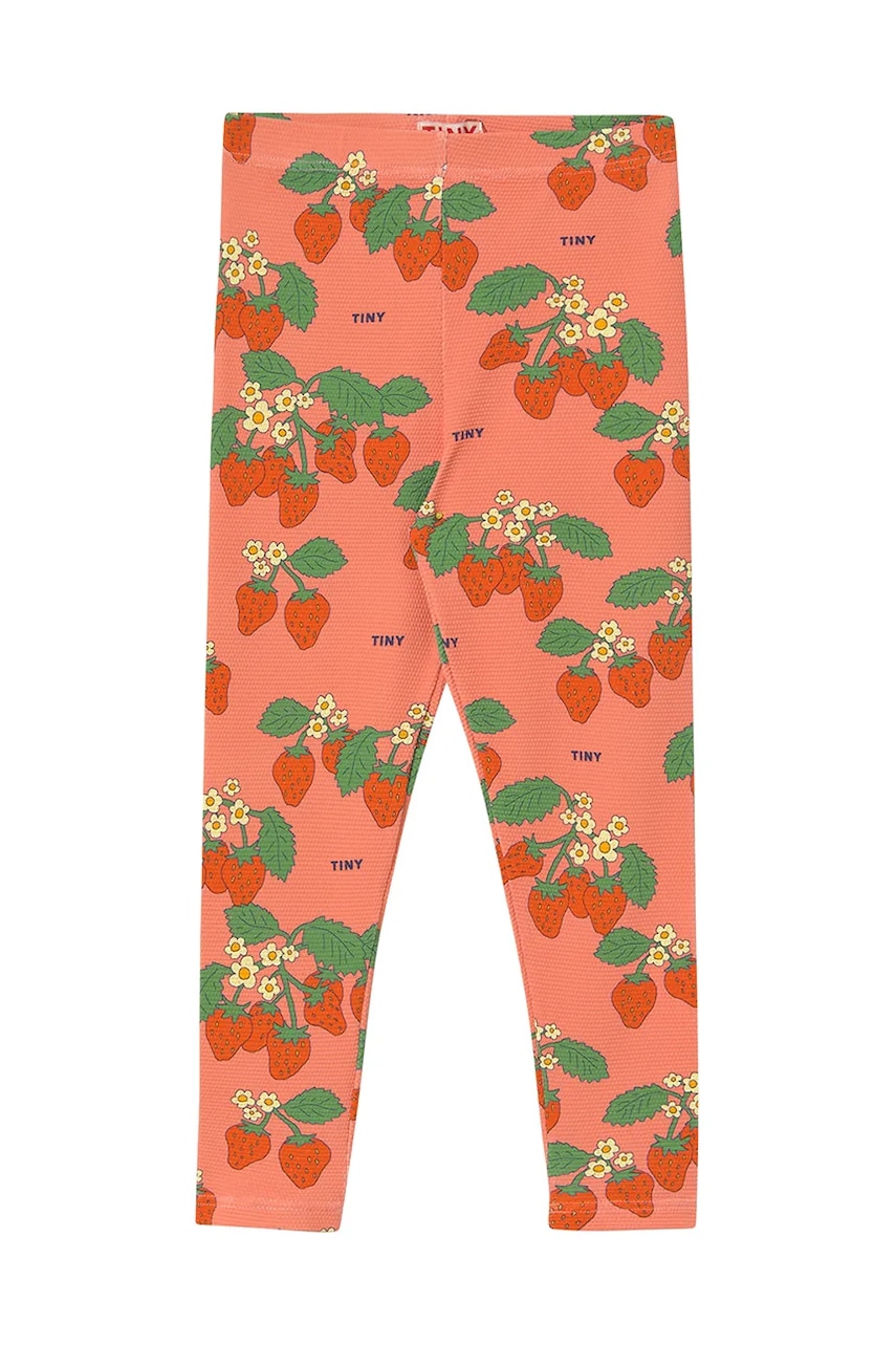 Tinycottons colanți de înot pentru copii STRAWBERRIES PANT culoarea roz, SS25-292 Tinycottons colanți de înot pentru copii STRAWBERRIES PANT culoarea roz, SS25-292