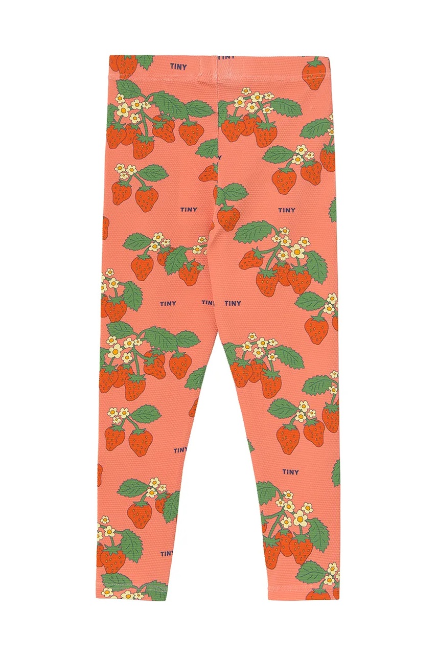 Дитячі легінси для плавання Tinycottons STRAWBERRIES PANT колір рожевий SS25-292