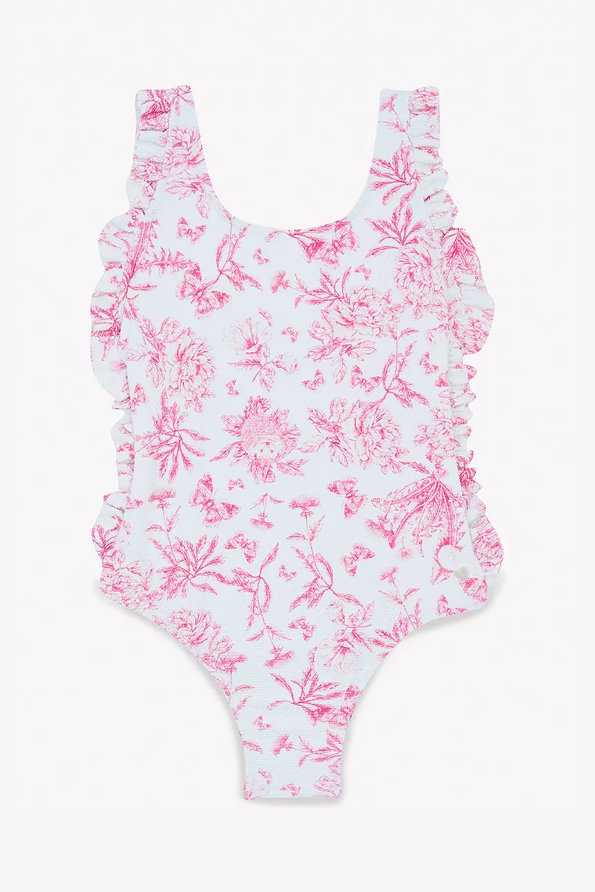 Tartine et Chocolat costum de baie dintr-o bucată pentru copii culoarea violet, CA38042