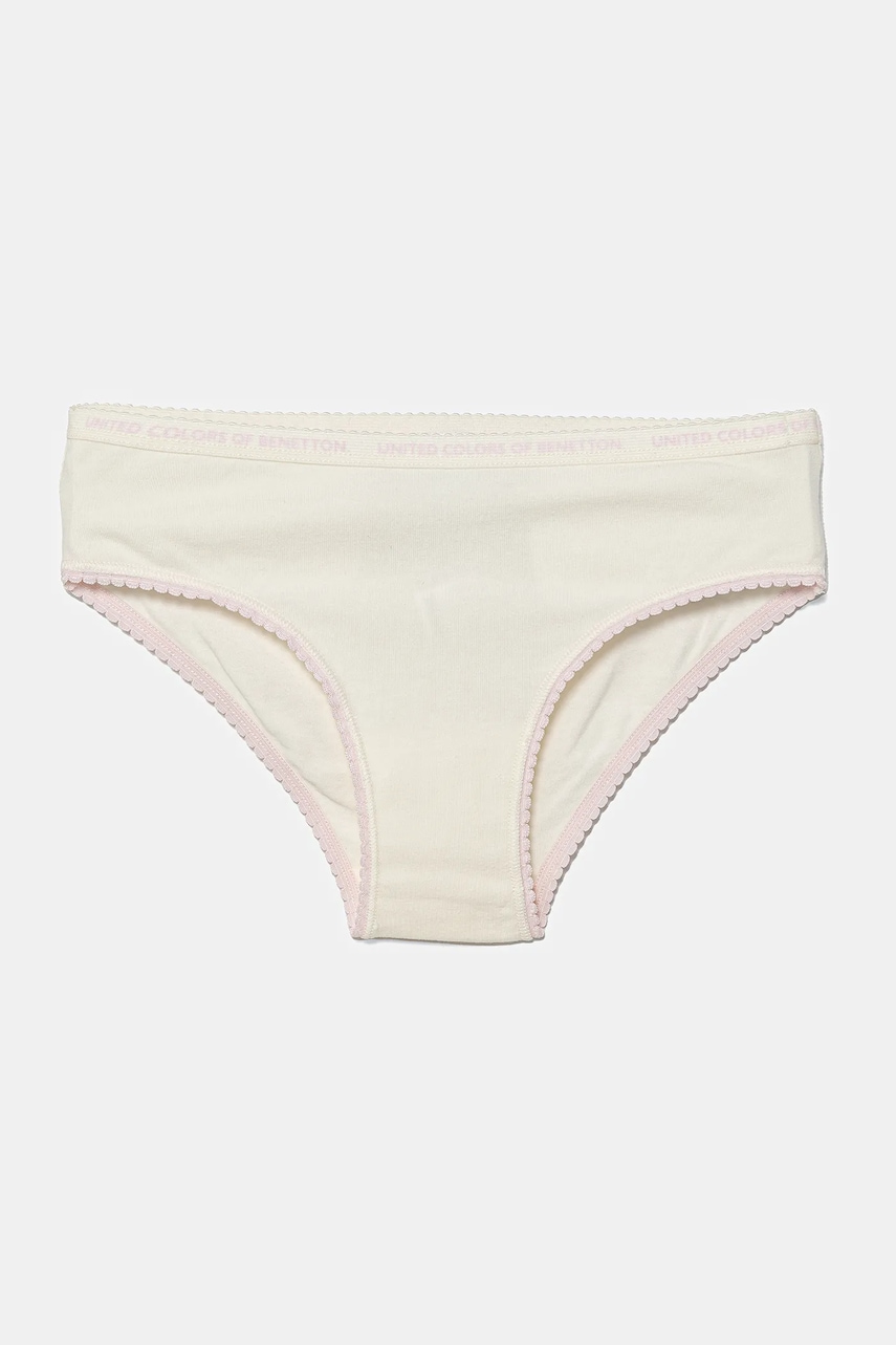 Детские трусы United Colors of Benetton 2 шт цвет бежевый 319X0S02F Детские трусы United Colors of Benetton 2 шт цвет бежевый 319X0S02F