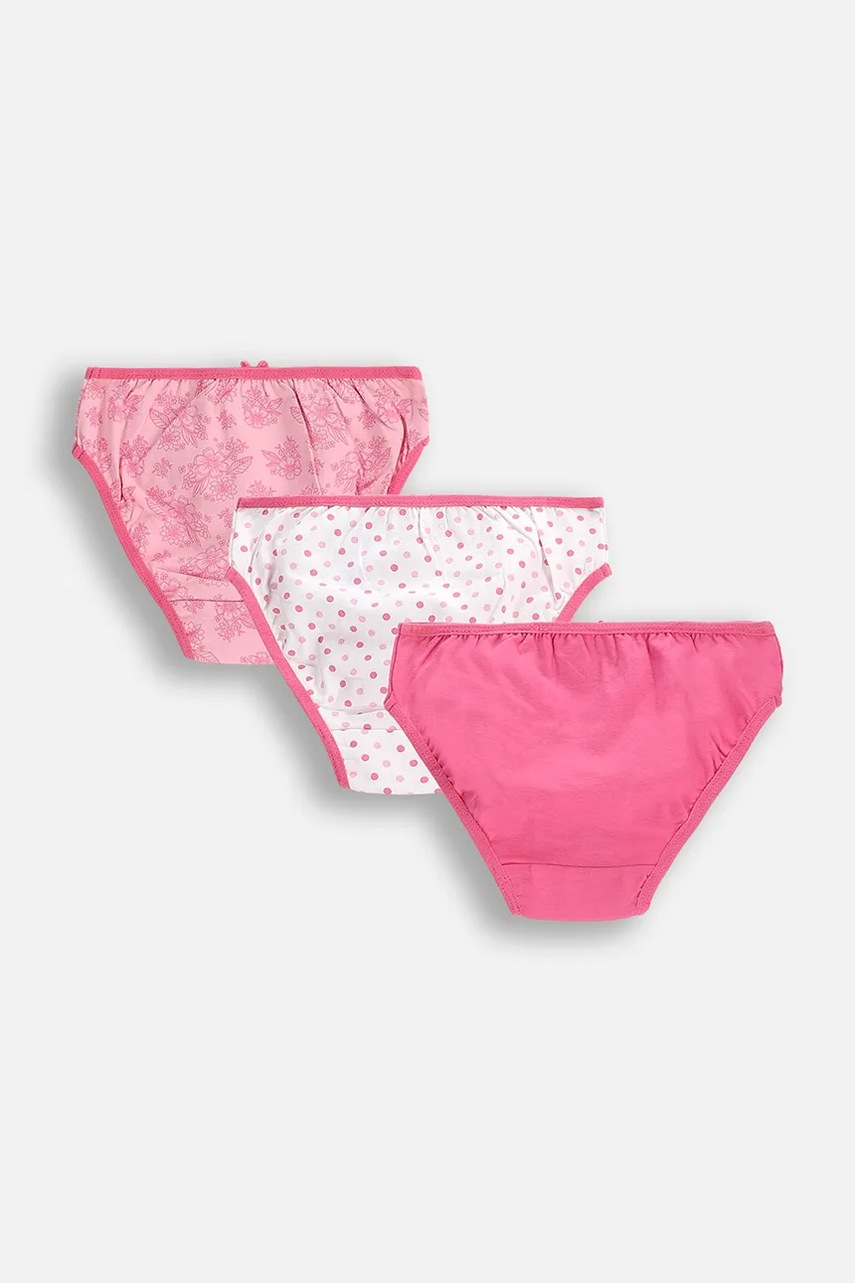 Детские трусы Coccodrillo 3 шт цвет розовый PANTS