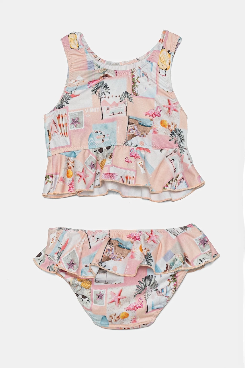 Jamiks costum de baie pentru bebeluși BLAMY culoarea portocaliu, JLH097