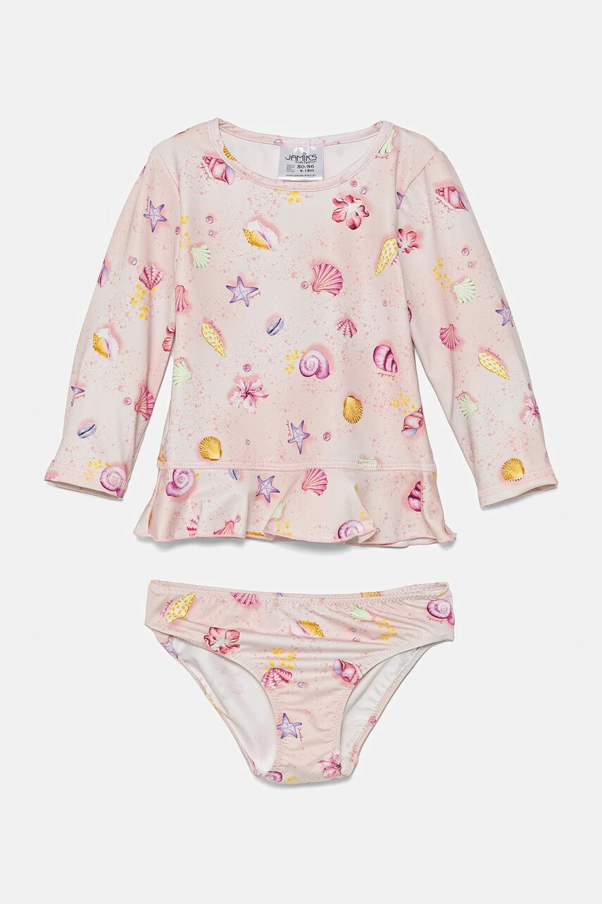 Jamiks costum de baie copii NELLI I culoarea bej, JLH091